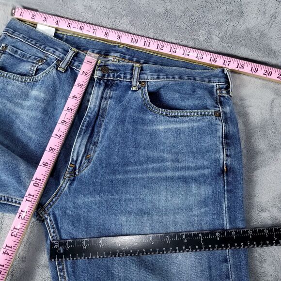 Levis jeans Mens 36×30 Blue Regular Straight Denim - Picture 4 of 13
